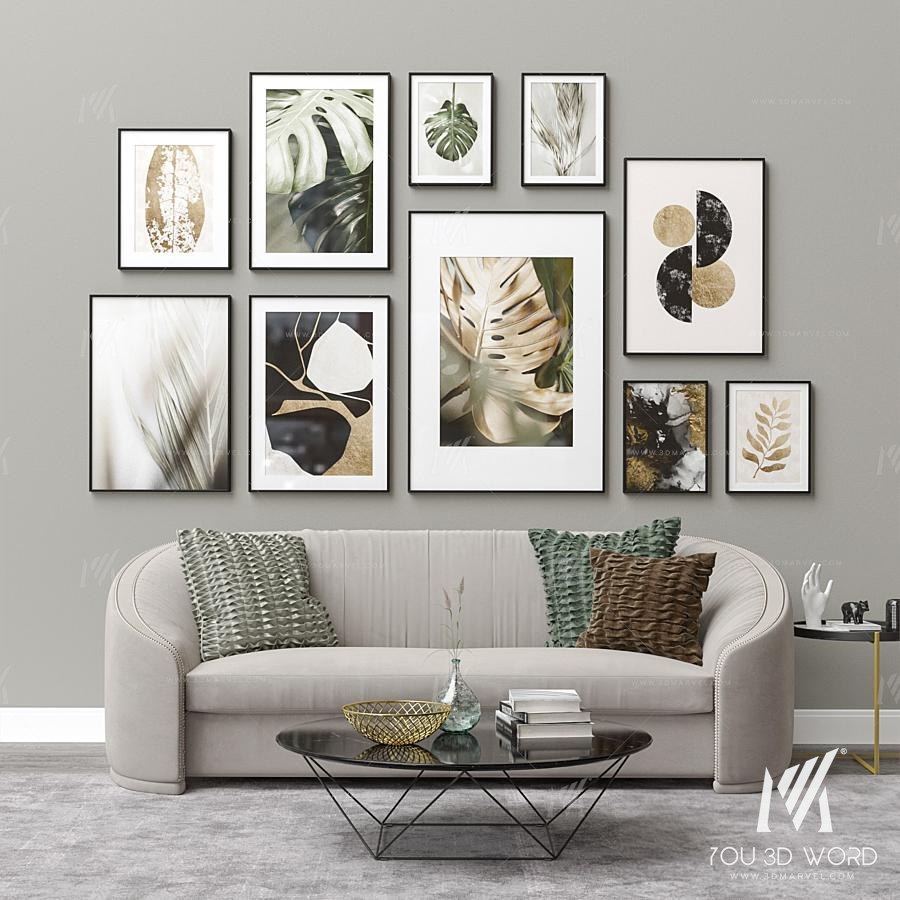 Interior Picture Frames Set-17